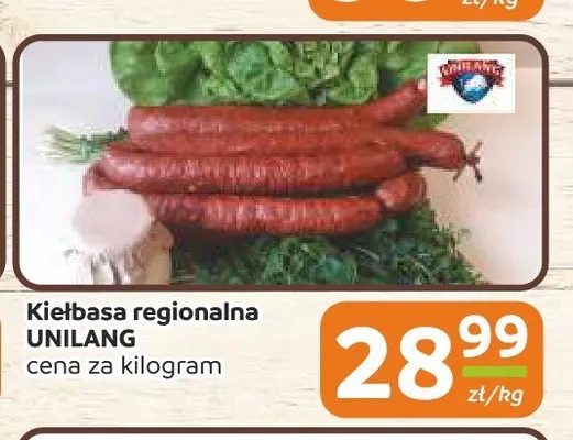 Kiełbasa regionalna Unilang promocja w Społem Częstochowa
