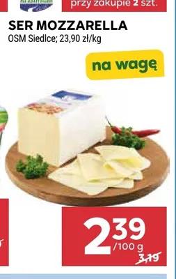 Ser mozzarella OSM Siedlce promocja w Stokrotka