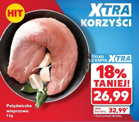 Polędwiczka wieprzowa promocja w Kaufland