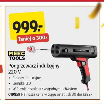 Podgrzewacz indukcyjny Meec Tools promocja w Jula