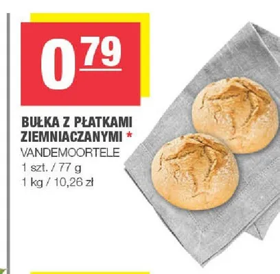 Bułka z płatkami ziemniaczanymi Vandemoortele promocja w SPAR