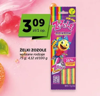 Żelki Zozole Rainbow promocja w Euro Sklep