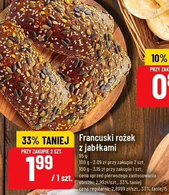 Francuski rożek z jabłkami promocja w POLOmarket