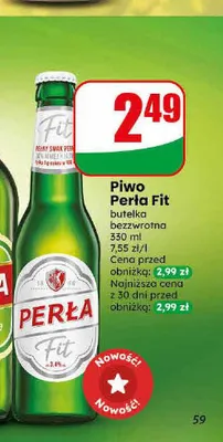 Piwo Perła Fit promocja w Dino