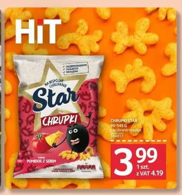 Chrupki Star Pomidor z serem promocja w Selgros