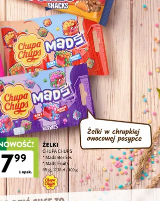 Żelki Chupa Chups Mads Fruits promocja w Intermarche