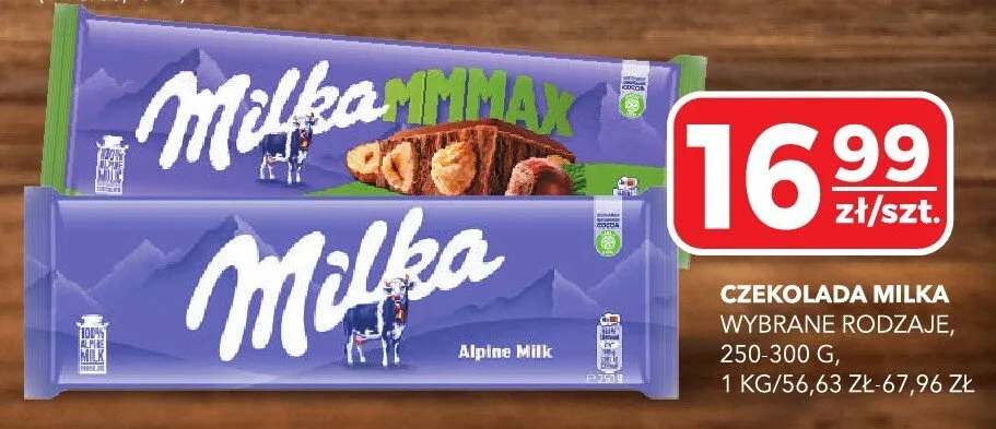 Czekolada różne rodzaje promocja w Top Market