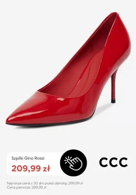 Szpilki Gino Rossi promocja w CCC