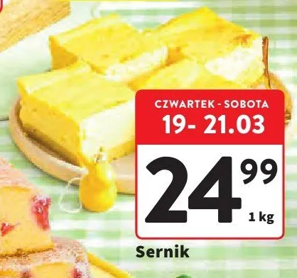 Sernik promocja w Intermarche