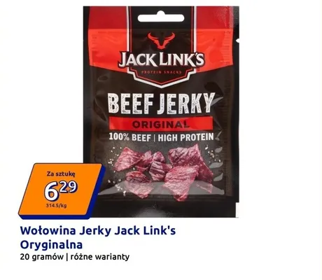 Wołowina Jerky oryginalna promocja w Action
