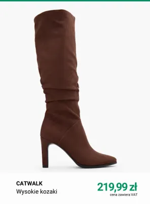 Wysokie kozaki Catwalk promocja w Deichmann