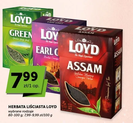 Herbata liściasta Loyd Assam promocja w ABC