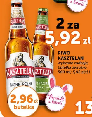 Piwo Kasztelan wybrane rodzaje promocja w Groszek