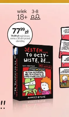Gra imprezowa Jestem... to oczywiste, że... Bez cenzury Andrzej Rysuje promocja w Empik