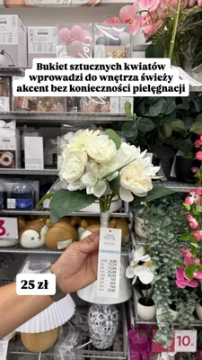 Bukiet sztucznych kwiatów Pepco Home promocja w Pepco