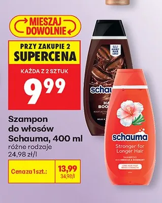 Szampon do włosów Schauma promocja w Biedronka