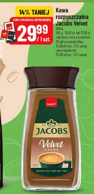 Kawa rozpuszczalna Jacobs Velvet promocja w POLOmarket