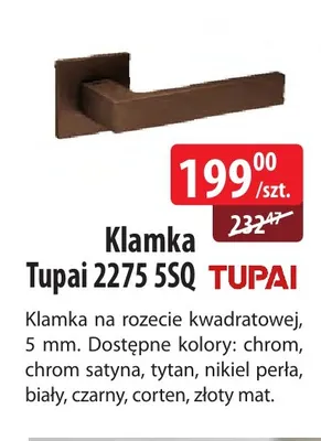 Klamka Tupai 2275 5SQ promocja w Dobre Dla Domu