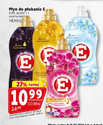 Płyn do płukania E Nectar Inspirations żółty promocja w Prim Market