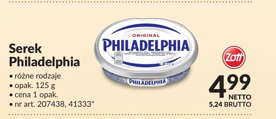 Serek Philadelphia promocja w Makro