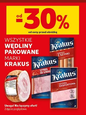 Wędliny pakowane Krakus promocja w Kaufland