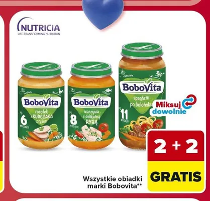 Danie dla niemowląt Rosół z kurczaka z ryżem Bobovita promocja w Carrefour