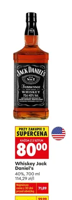 Whiskey 0,7 l promocja w Biedronka