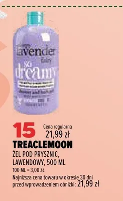 Żel pod prysznic Treaclemoon Lawendowy promocja w Drogerie Natura