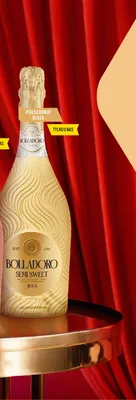 Wino musujące Semi Sweet półsłodkie białe 1+1 GRATIS promocja w Biedronka