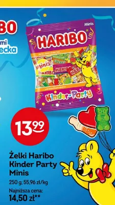 Żelki Haribo Kinder Party Minis promocja w Żabka