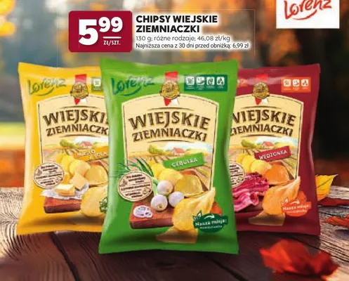Chipsy Wiejskie Ziemniaczki promocja w Stokrotka