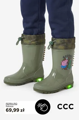 Kalosze Peppa Pig promocja w CCC