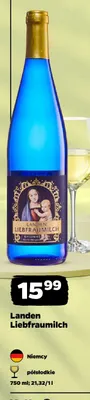 Wino białe Landen Liebfraumilch promocja w Netto