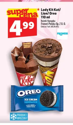 Lody kanapka Oreo promocja w TOPAZ