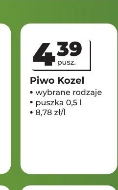 Piwo Kozel promocja w Odido