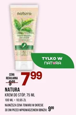 Krem do stóp promocja w Drogerie Natura