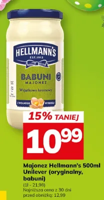 Majonez (oryginalny, babuni) promocja w Hitpol