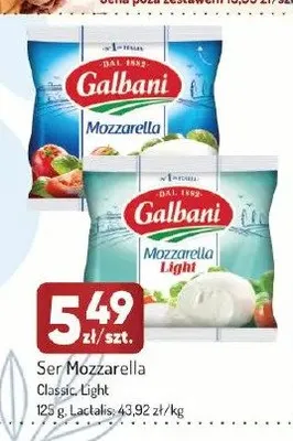 Ser Mozzarella Galbani Light promocja w Avita