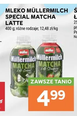 Napój mleczny Müller Müllermilch Special Matcha Coco promocja w Stokrotka