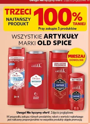 Żel pod prysznic Old Spice Whitewater promocja w Kaufland