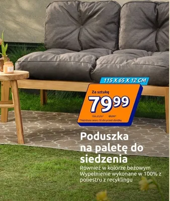 Poduszka na paletę do siedzenia promocja w Action