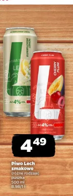 Piwo Lech smakowe promocja w Netto