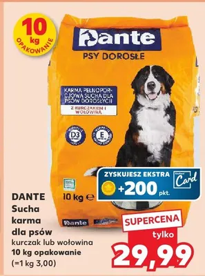 Sucha karma dla psów kurczak  promocja w Kaufland