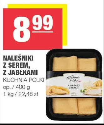Naleśniki z serem, z jabłkami promocja w SPAR