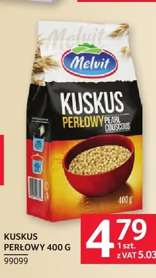 Kuskus perłowy Melvit promocja w Selgros