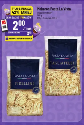 Makaron Fidellini Pasta La Vista promocja w POLOmarket