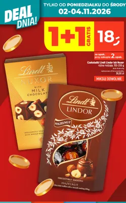Czekoladki Lindt Lindor promocja w Dealz