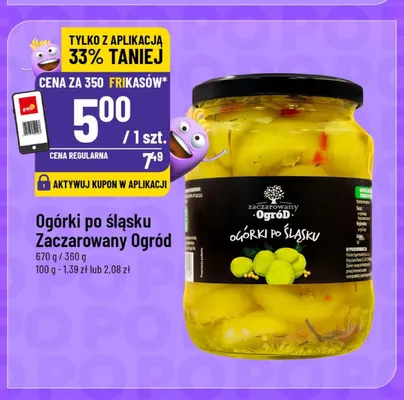 Ogórki po śląsku Zaczarowany Ogród promocja w POLOmarket