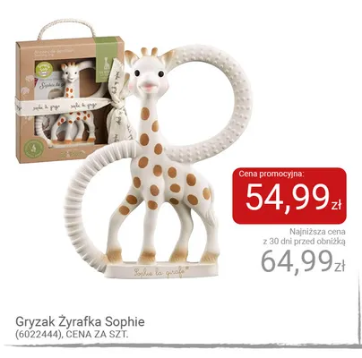 Gryzak Żyrafka Sophie promocja w Smyk