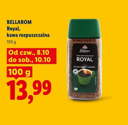 Kawa rozpuszczalna Bellarom Royal promocja w Lidl